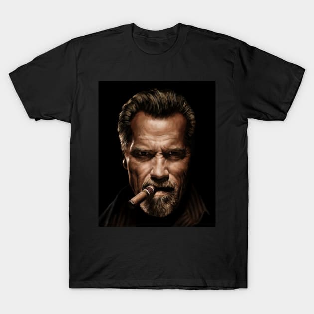 Arnold Schwarzenegger T-Shirt by JinsungLim